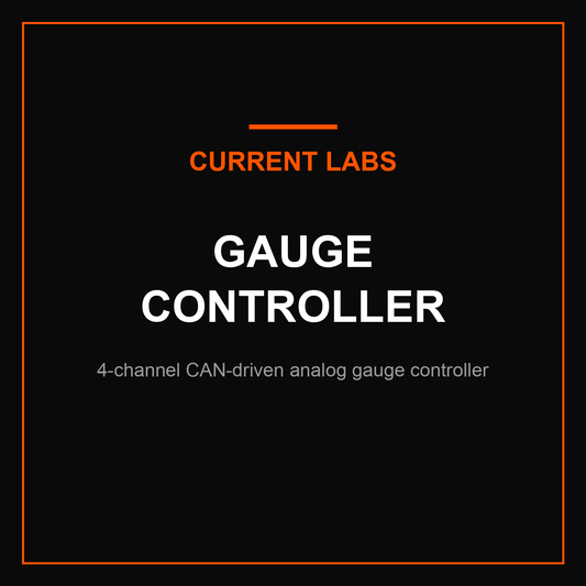 Current Labs Gauge Controller — 4-channel CAN-driven analog gauge controller