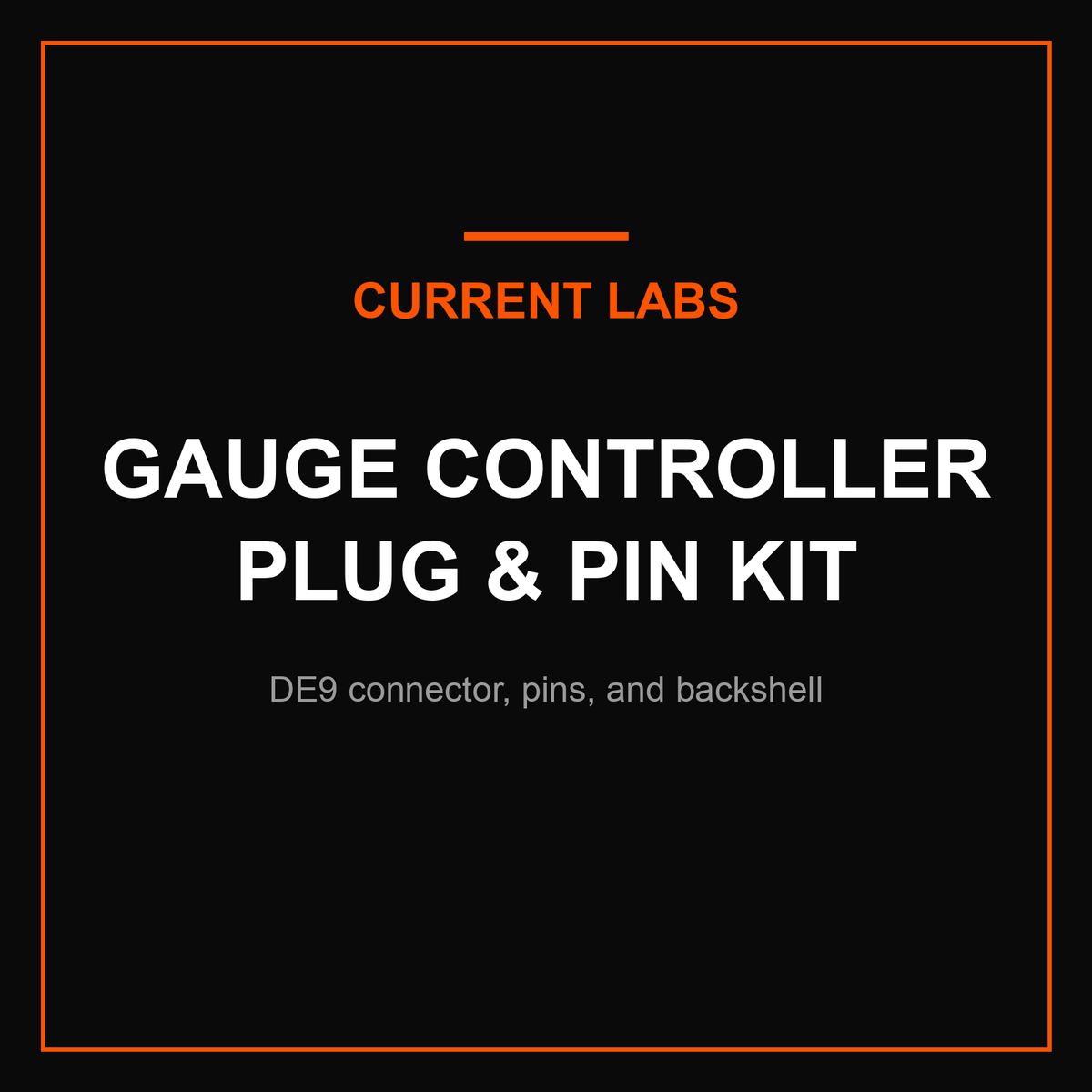 Gauge Controller Plug & Pin Kit — build your own harness