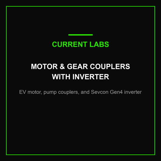 Motor and gear couplers with inverter — one motor channel for a Switchcraft system